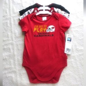 Arizona Cardinals Team Apparel Onesies